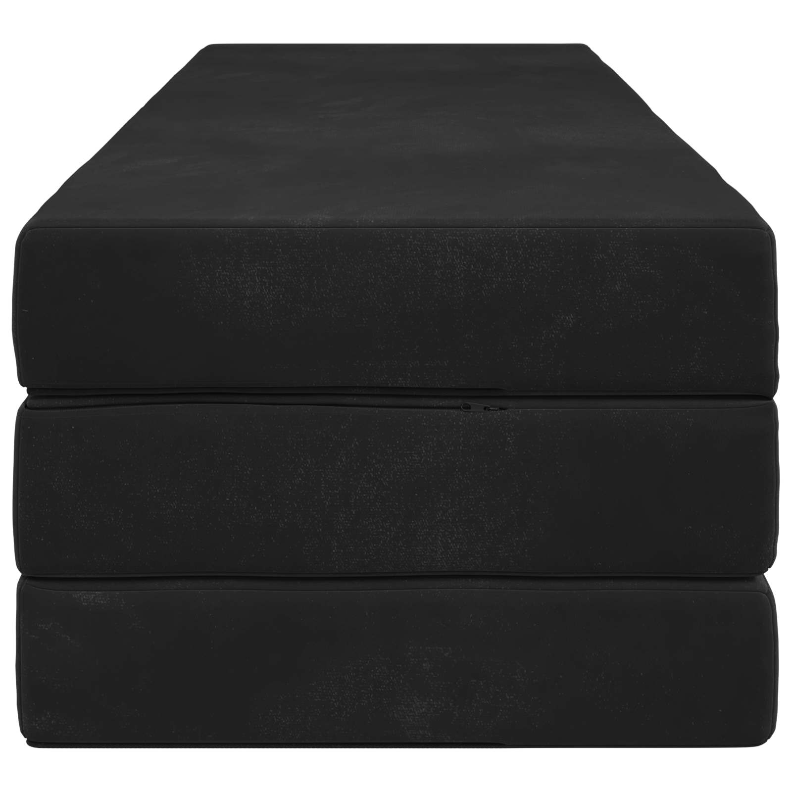 Sofa na razvlačenje 200 x 67 x 45 cm Crna