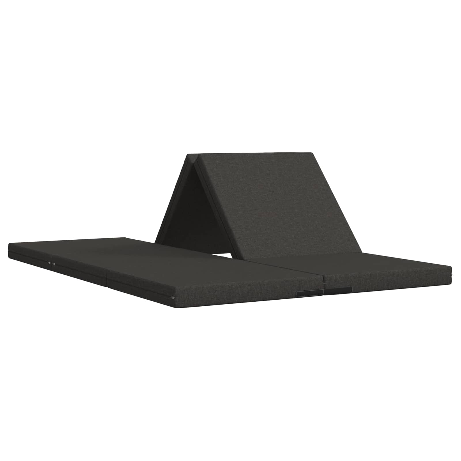 Sofa na razvlačenje 140 x 67 x 45 cm Tamnosiva