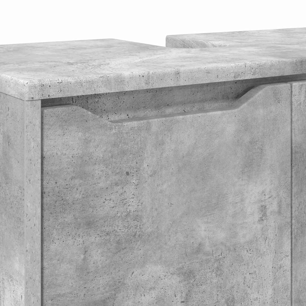 Ormarić za umivaonik s policom Betonski sivi 60 x 30 x 60 cm