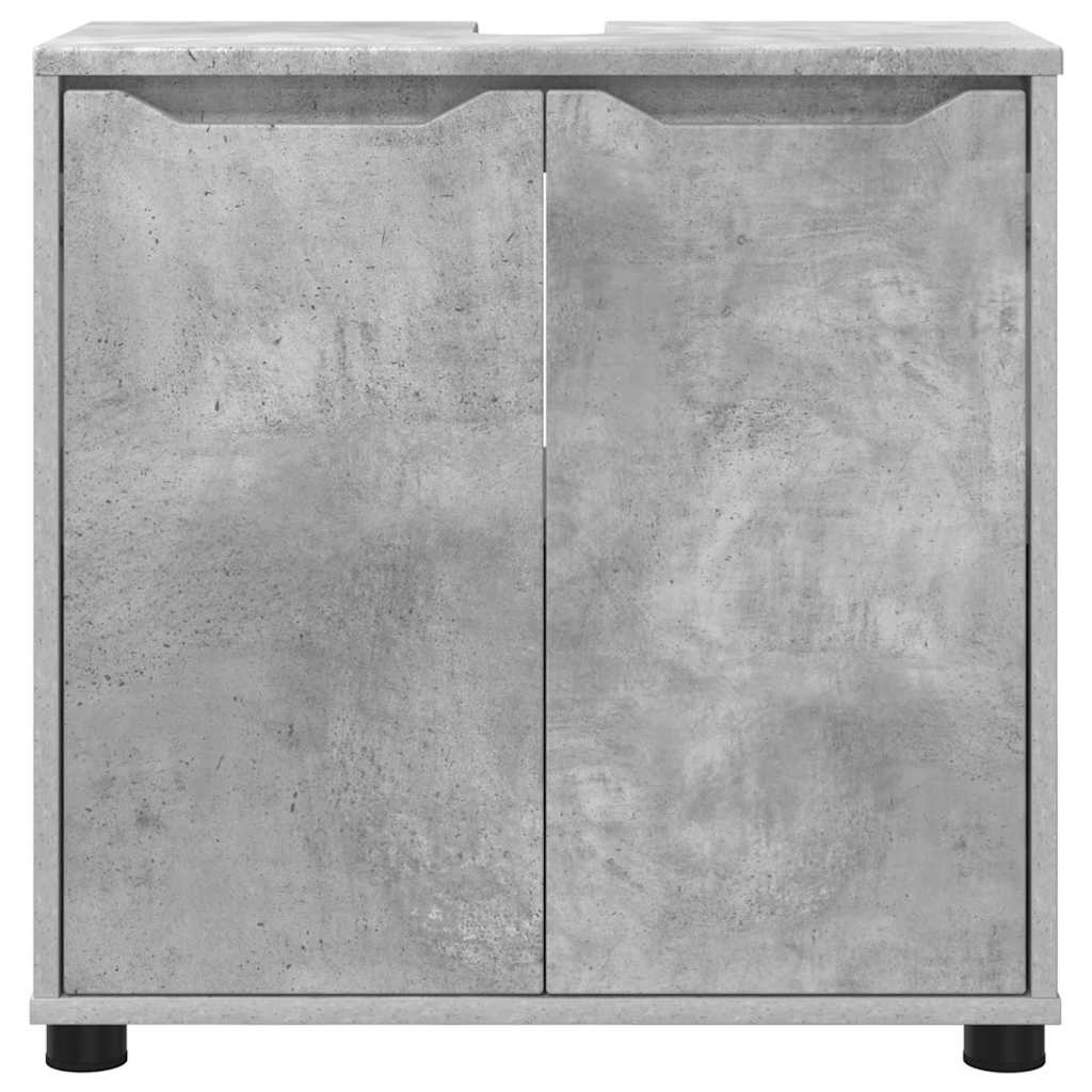 Ormarić za umivaonik s policom Betonski sivi 60 x 30 x 60 cm
