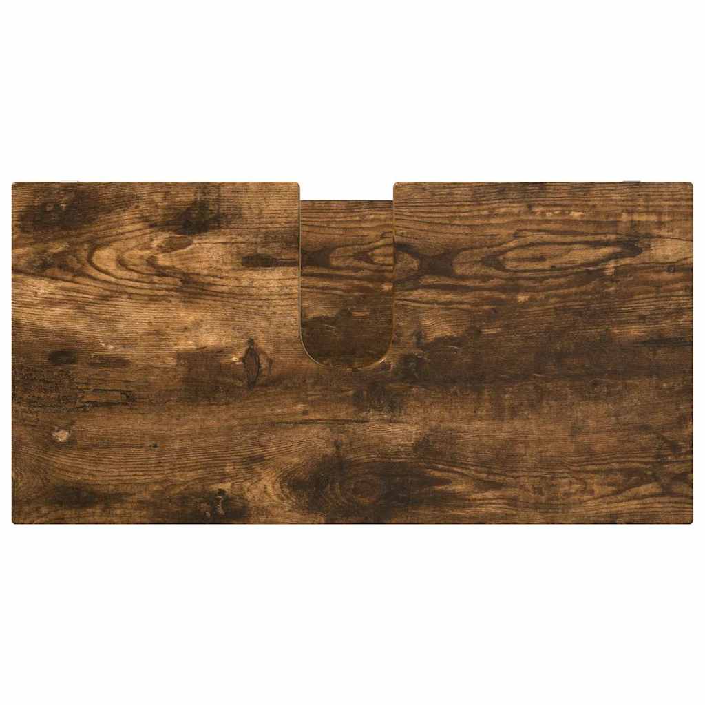 Ormarić za umivaonik s policom Dimljeni hrast 60 x 30 x 60 cm
