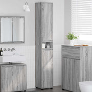 Kupaonski ormar s policom Siva Sonoma 30,5 x 30 x 195 cm