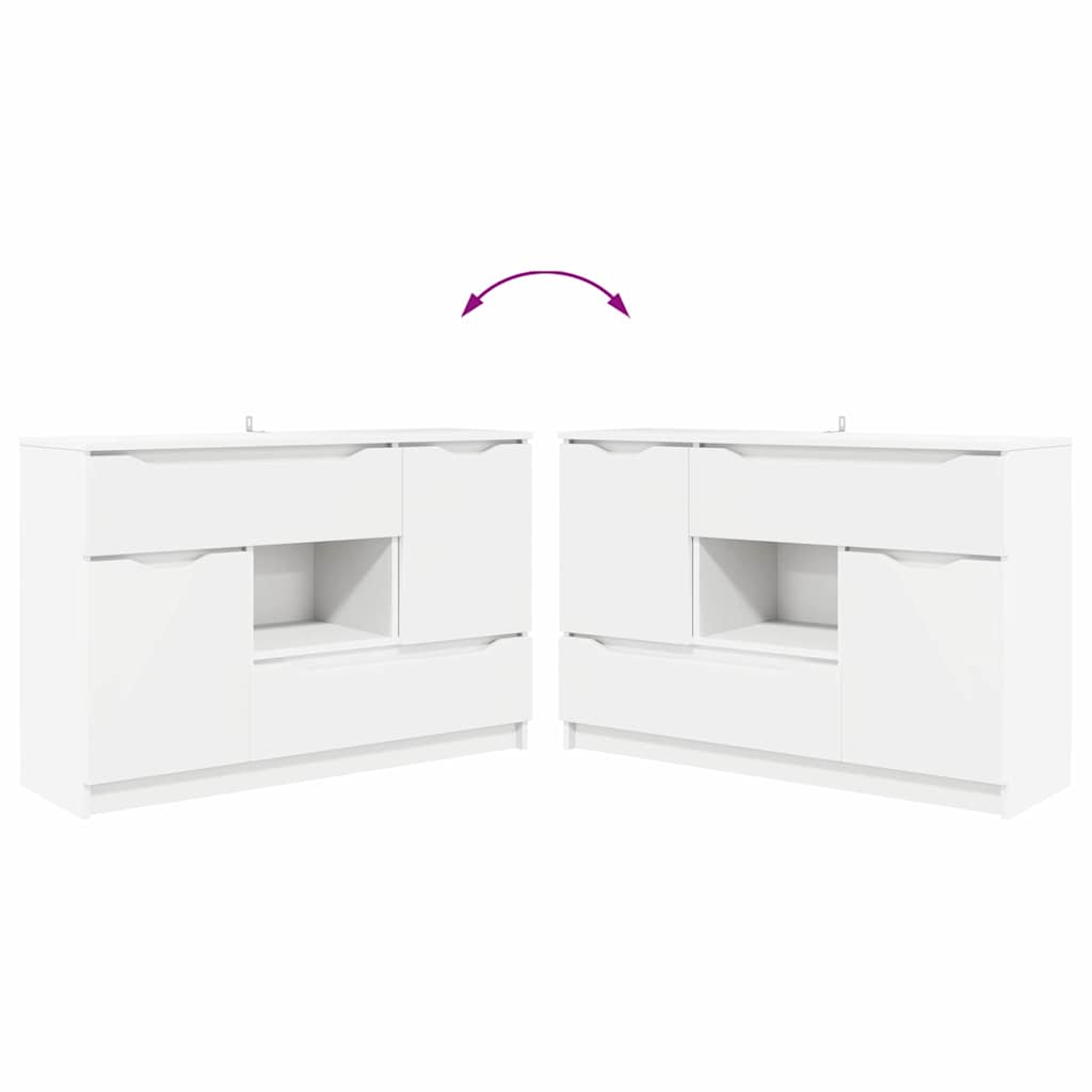 Kreveta s ladicama Bijelo 100 x 30 x 65,6 Konstruirano drvo