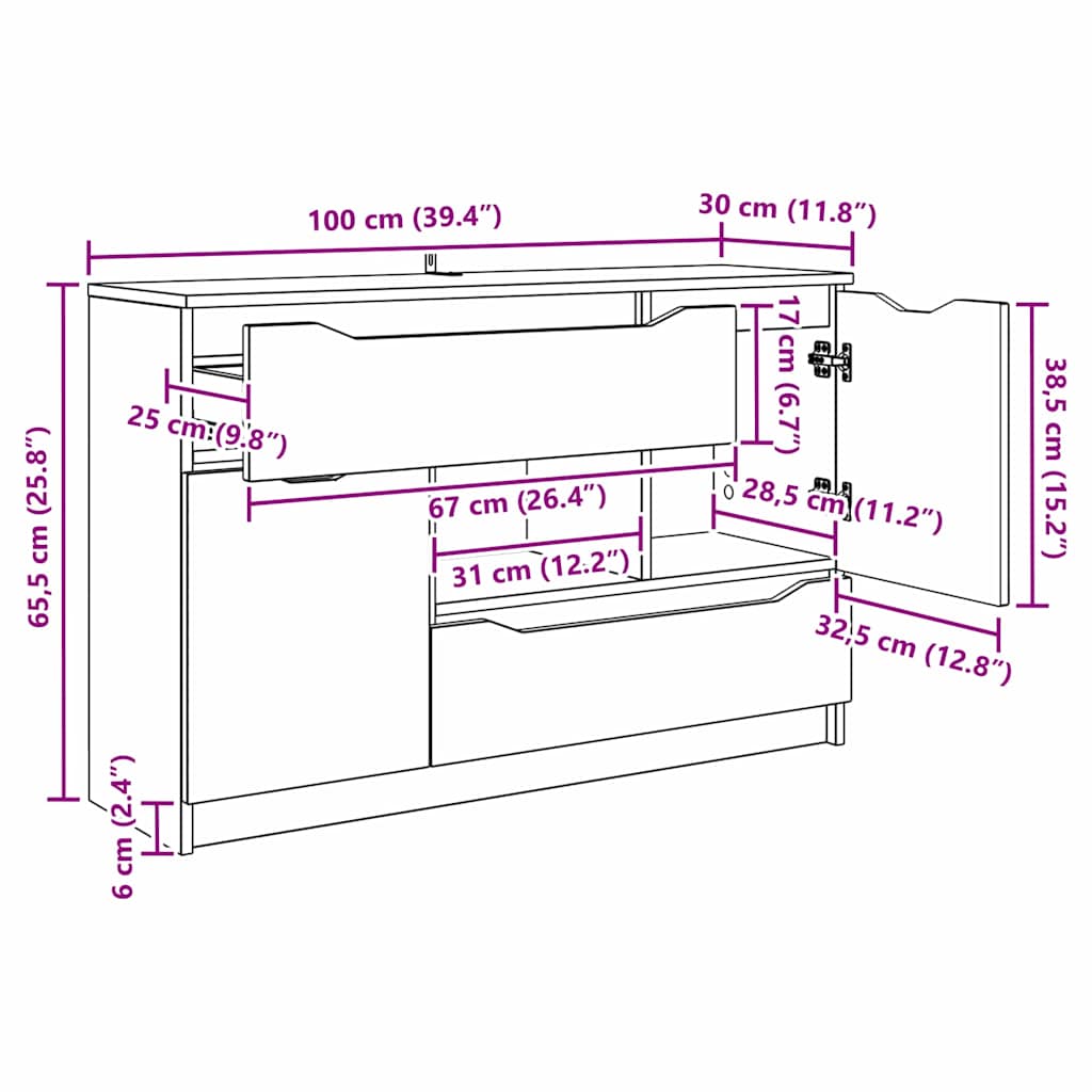 Kreveta Visoki sjaj bijela 100 x 30 x 65,6 Konstruirano drvo