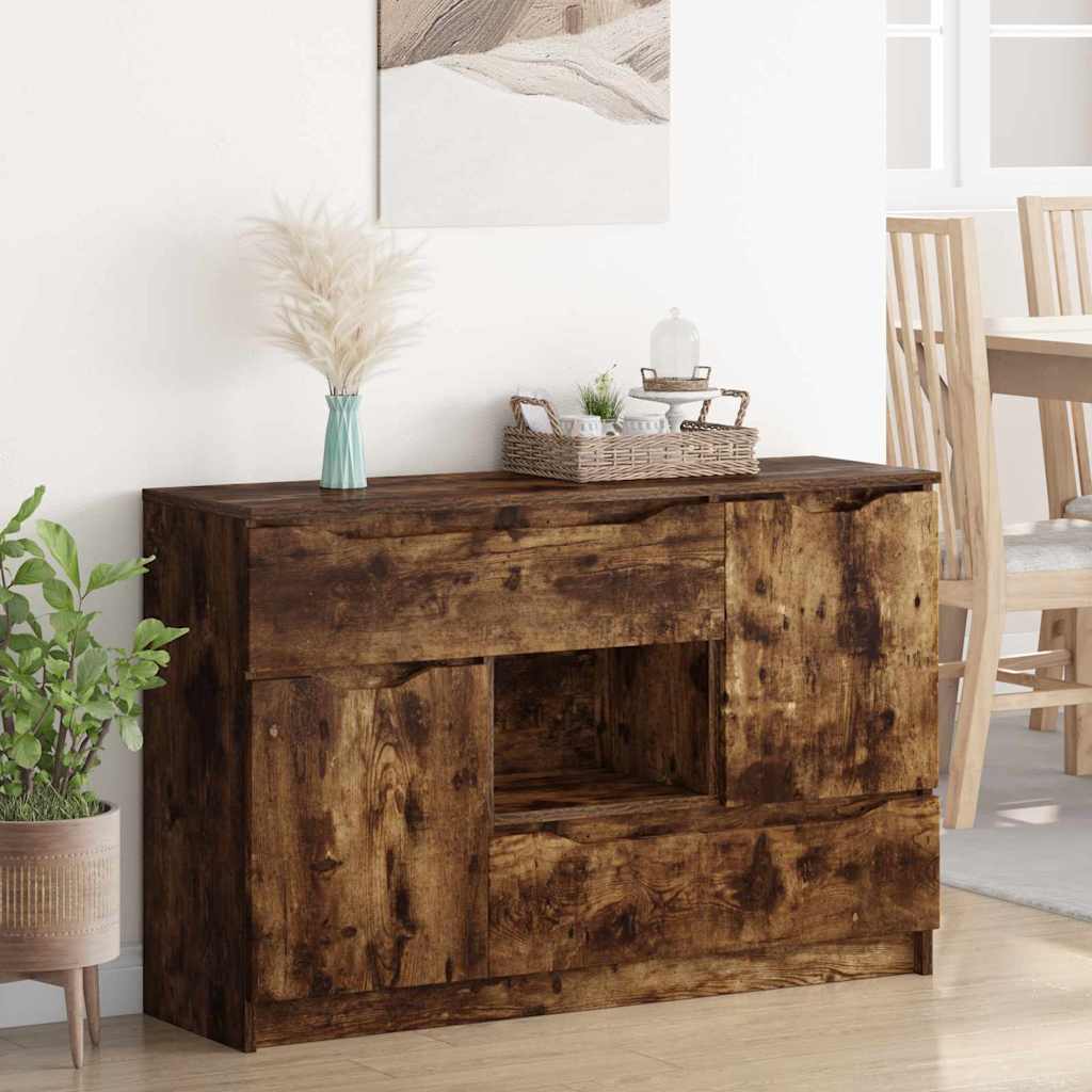 Kreveta Dimljeni hrast 100 x 30 x 65,6 Konstruirano drvo