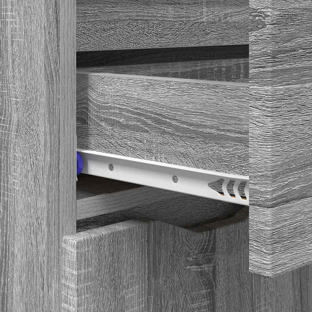 Kreveta Siva Sonoma 100 x 30 x 65,6 Konstruirano drvo