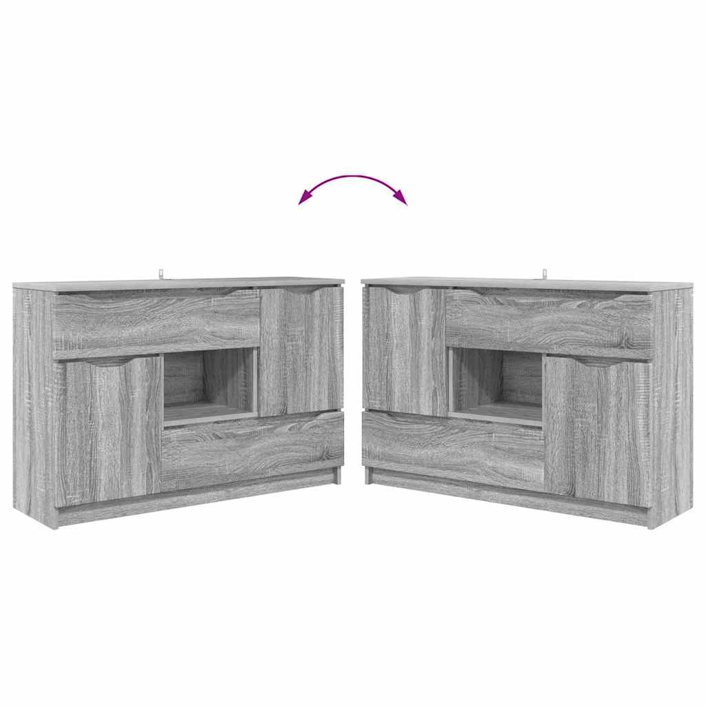 Kreveta Siva Sonoma 100 x 30 x 65,6 Konstruirano drvo