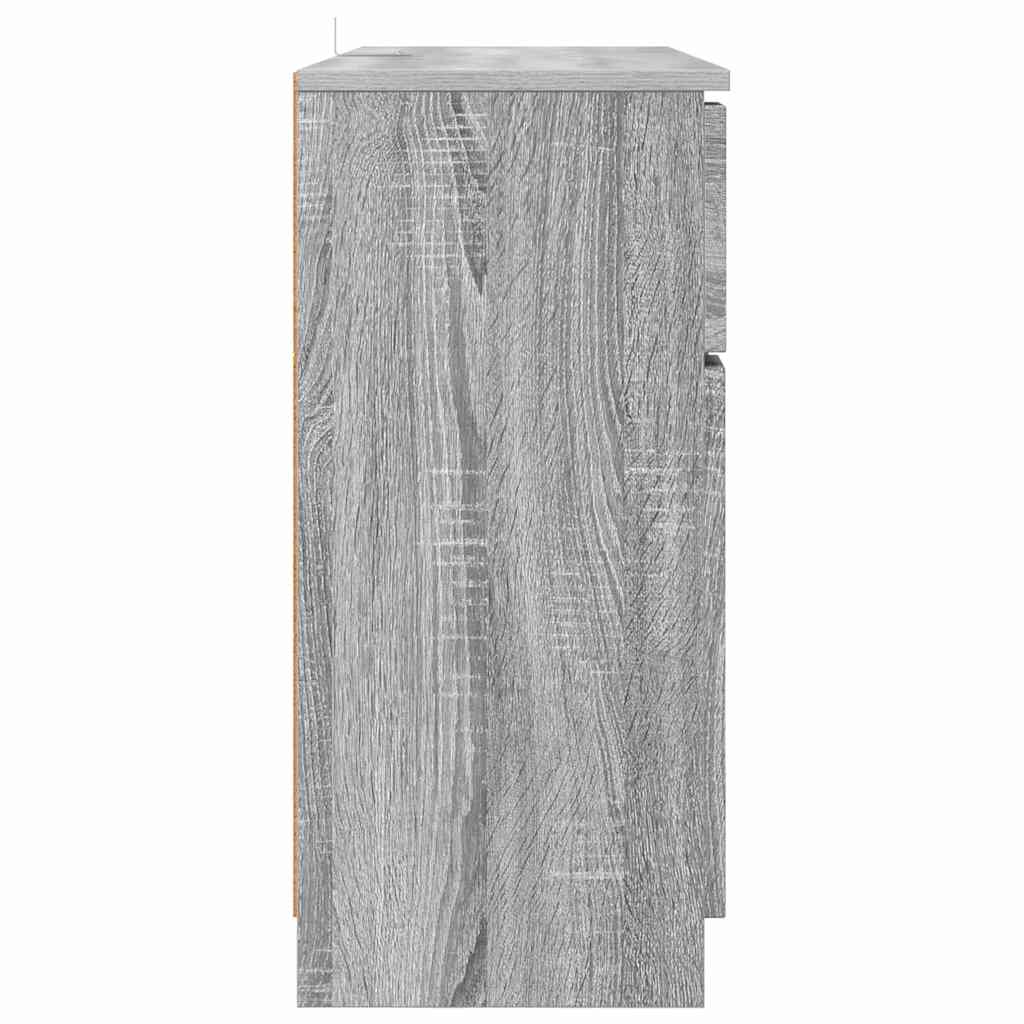 Kreveta Siva Sonoma 100 x 30 x 65,6 Konstruirano drvo