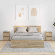 Noćni ormarići s ladicama 2 pcs Sonoma hrast 30,5 x 30 x 43 cm