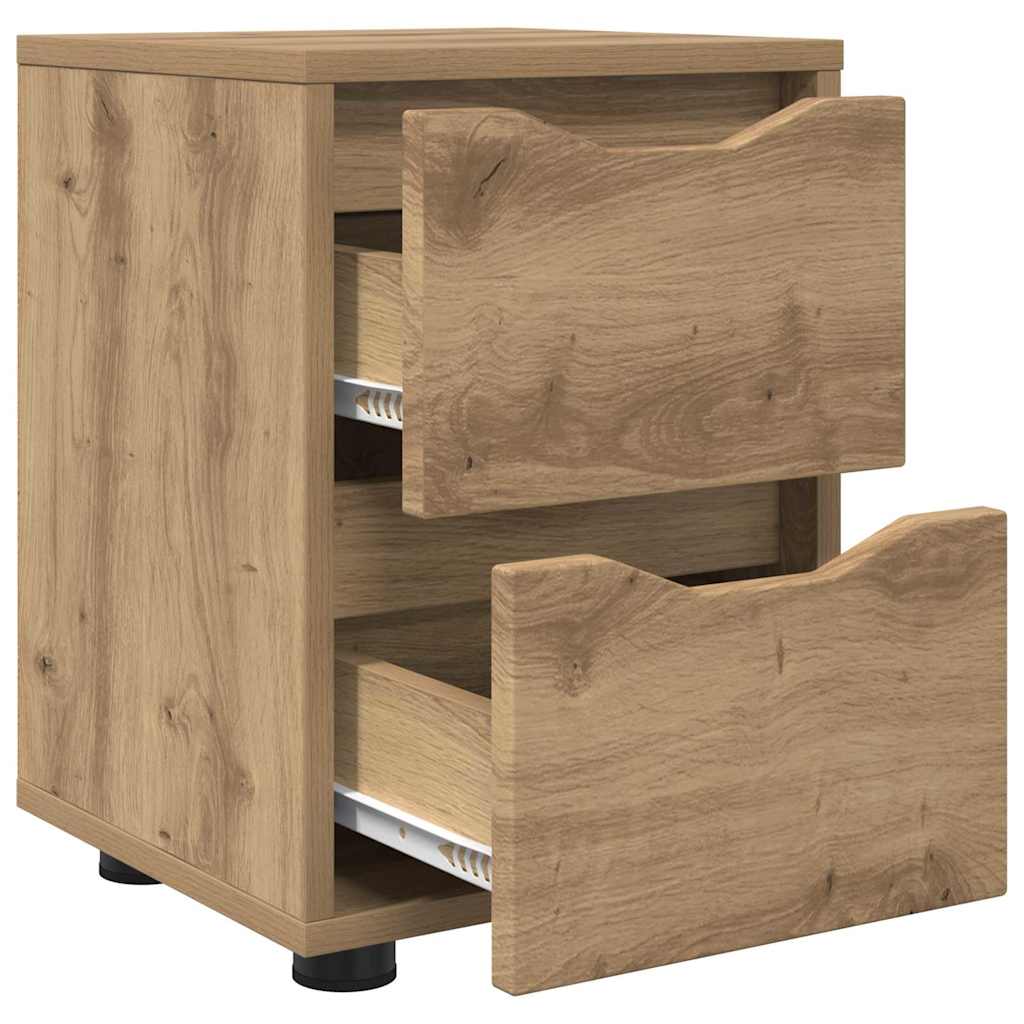 Noćni ormarići 2 pcs Umjetnički hrast 30,5 x 30 x 43 cm