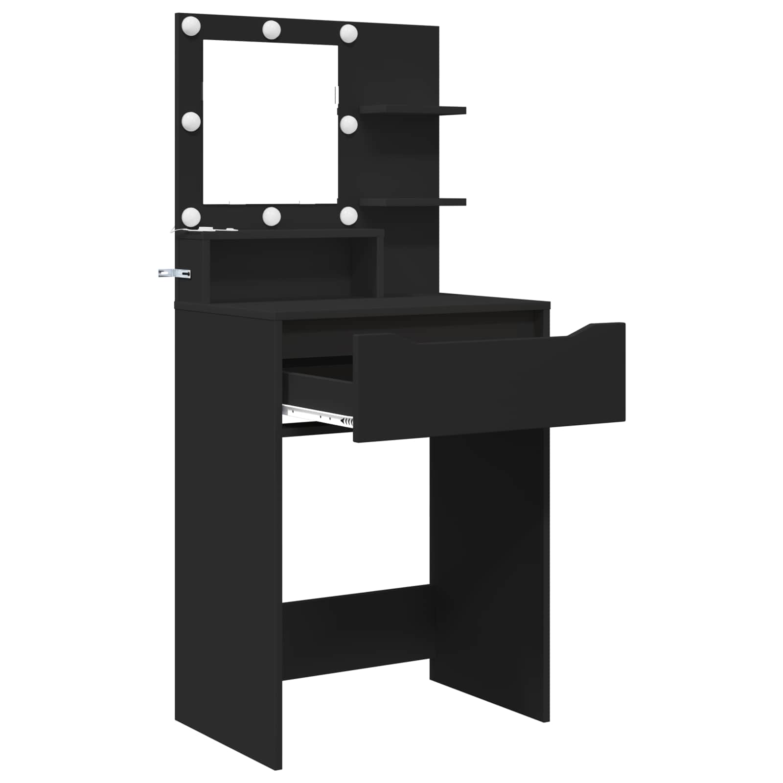Stolovi za presvlačenje u spavaćoj sobi Crna 80 x 39,6 x 135 cm