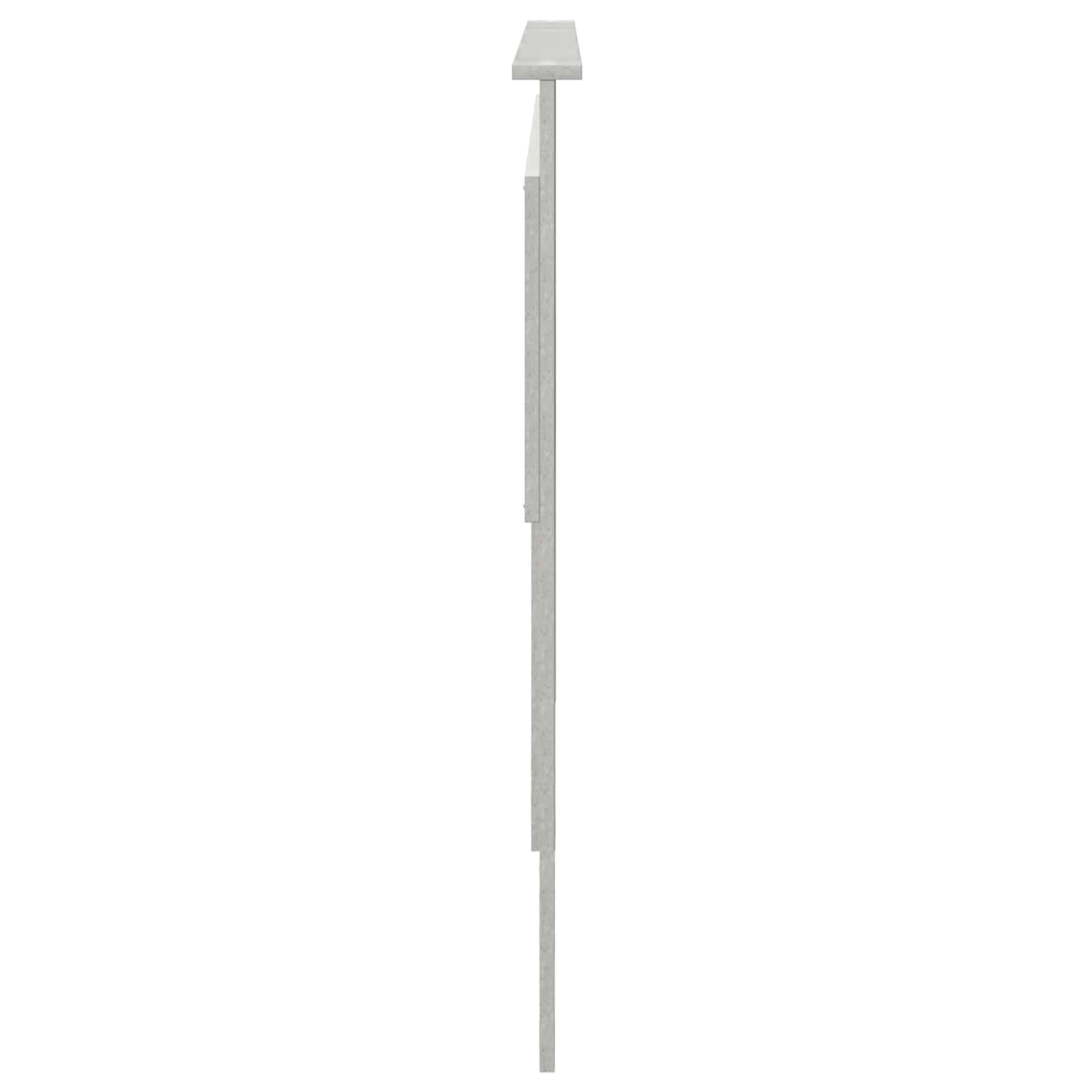 Uzglavlje s uzglavljem Betonski sivi 180 cm Konstruirano drvo