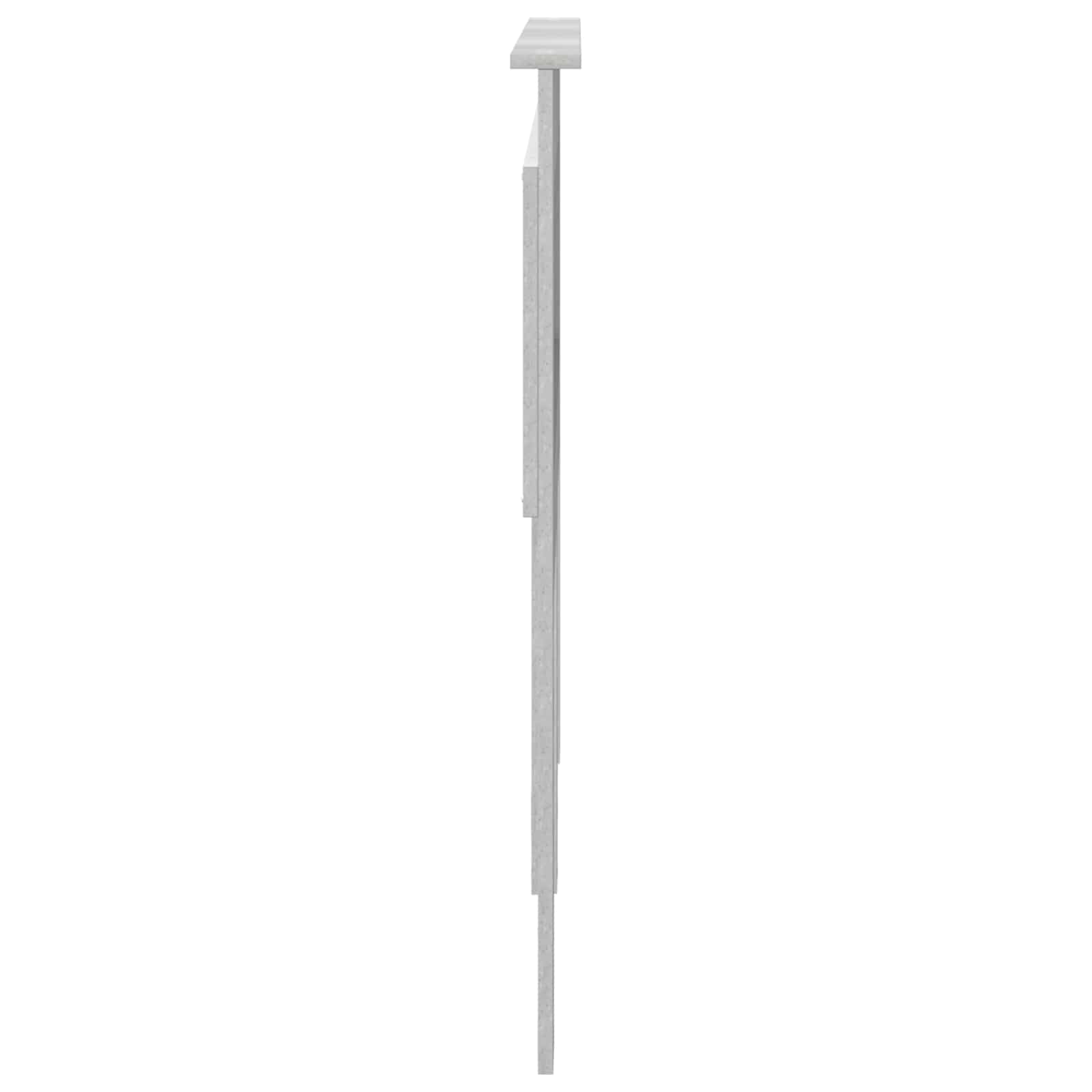 Uzglavlje s uzglavljem Betonski sivi 160 cm Konstruirano drvo