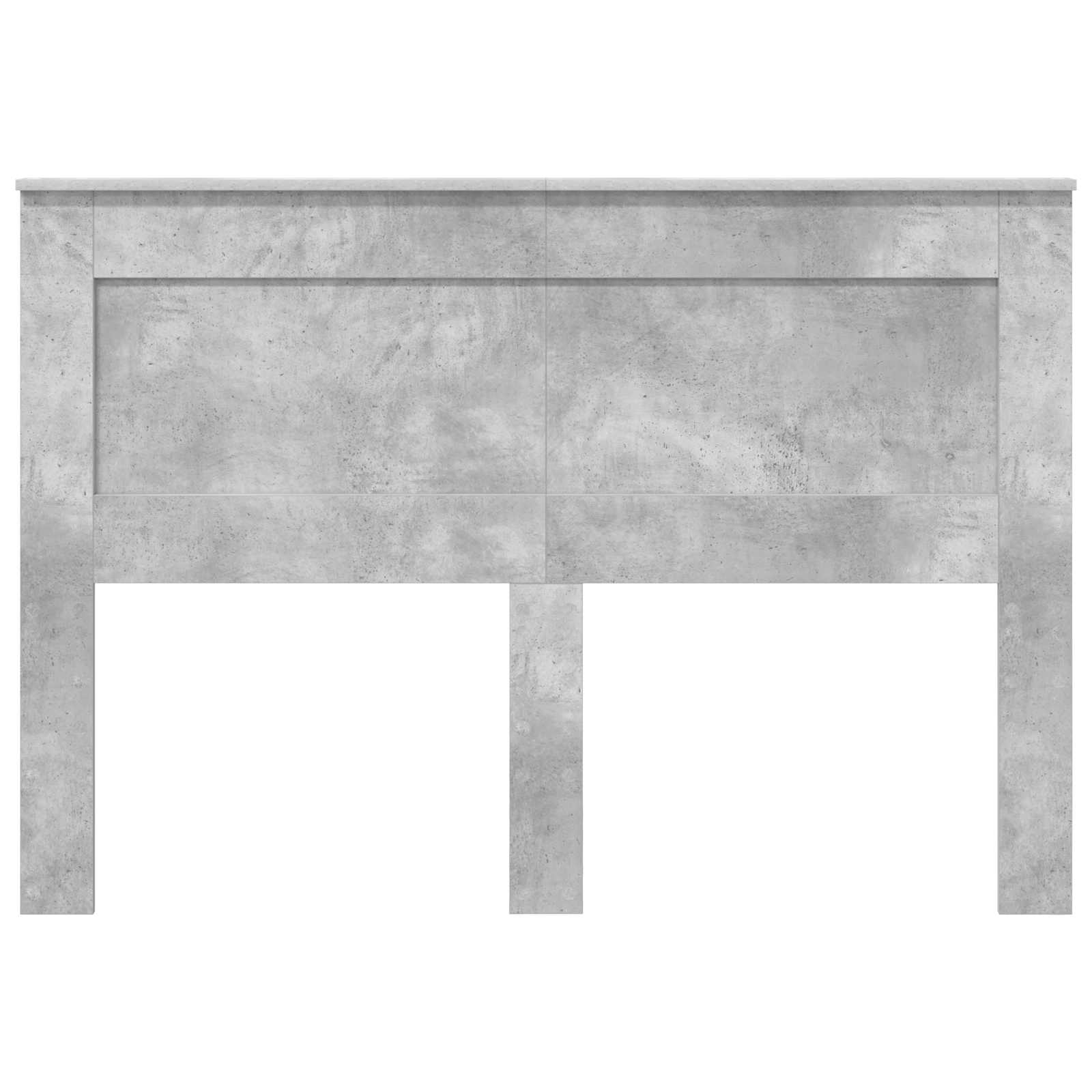 Uzglavlje s uzglavljem Betonski sivi 150 cm Konstruirano drvo
