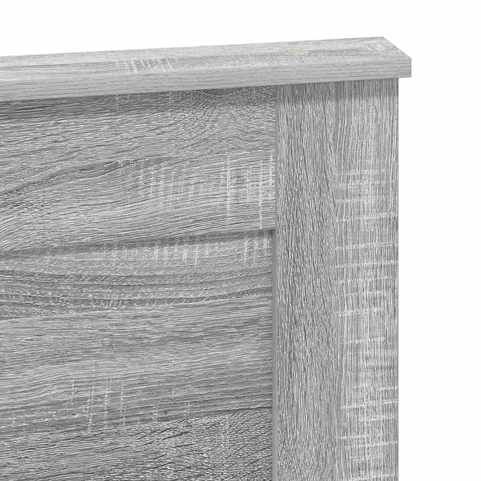 Uzglavlje s uzglavljem Siva Sonoma 150 cm Konstruirano drvo