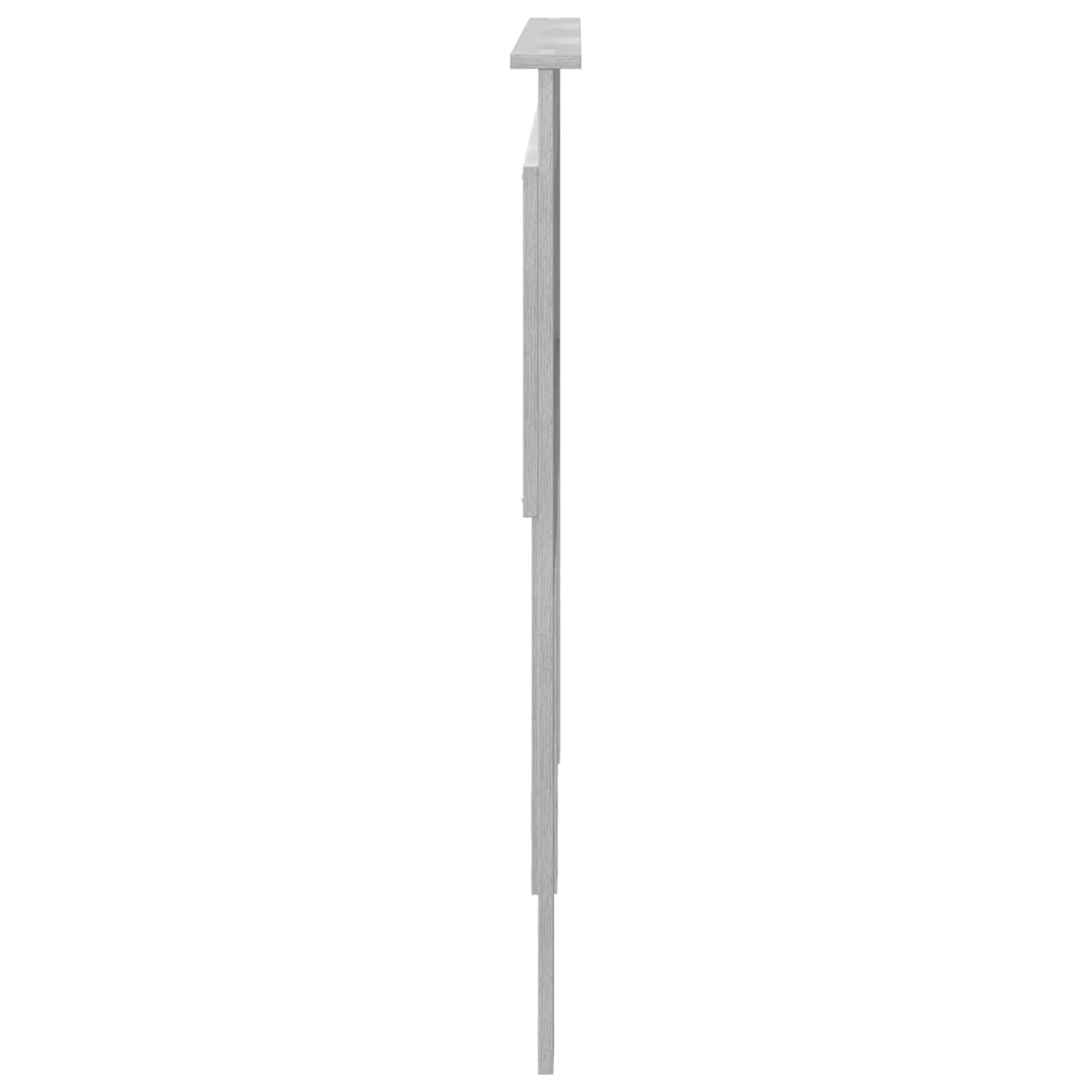 Uzglavlje s uzglavljem Siva Sonoma 150 cm Konstruirano drvo