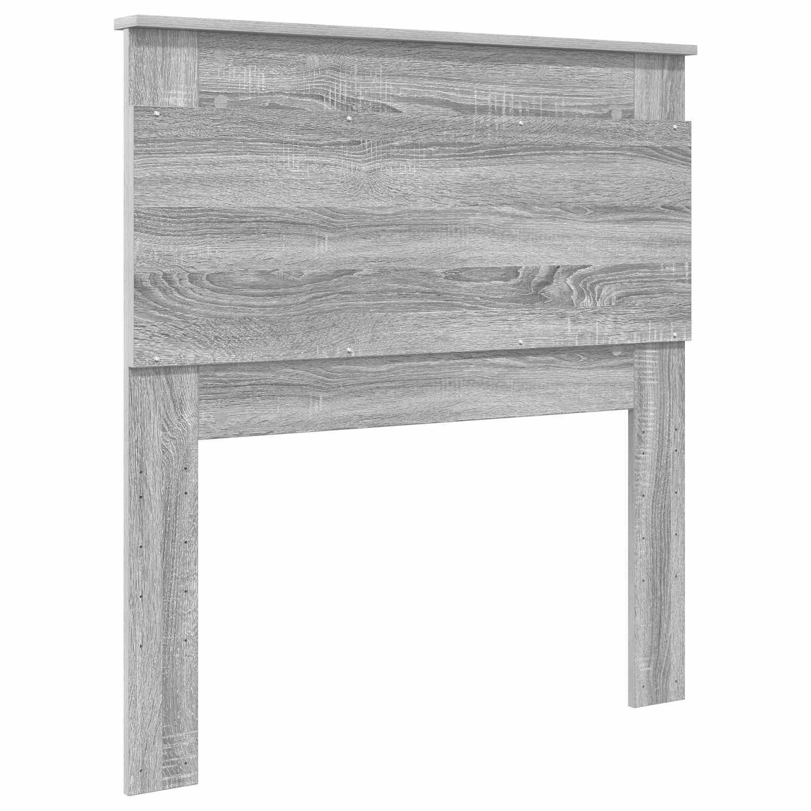 Uzglavlje s uzglavljem Siva Sonoma 90 cm Konstruirano drvo