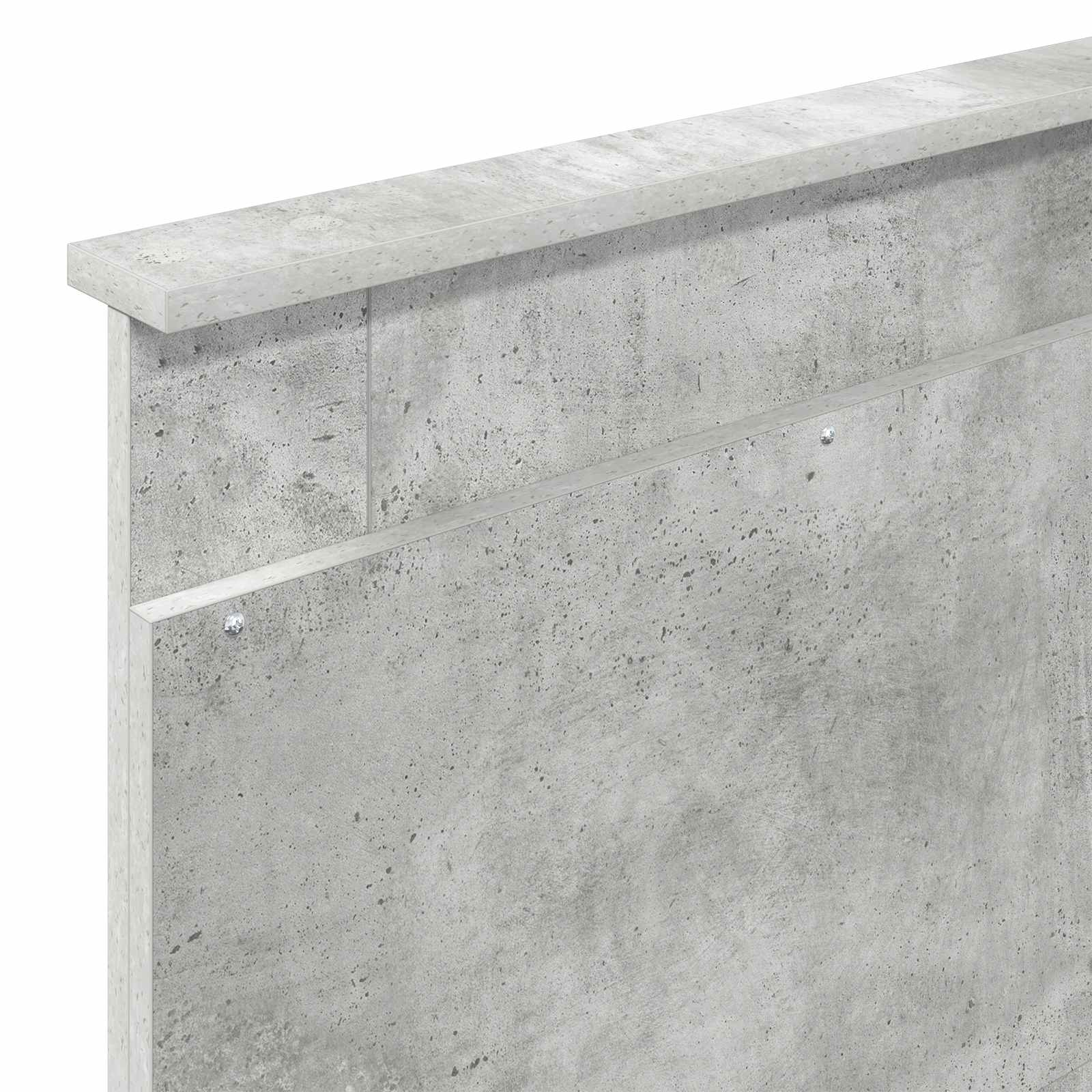 Uzglavlje s uzglavljem Betonski sivi 80 cm Konstruirano drvo