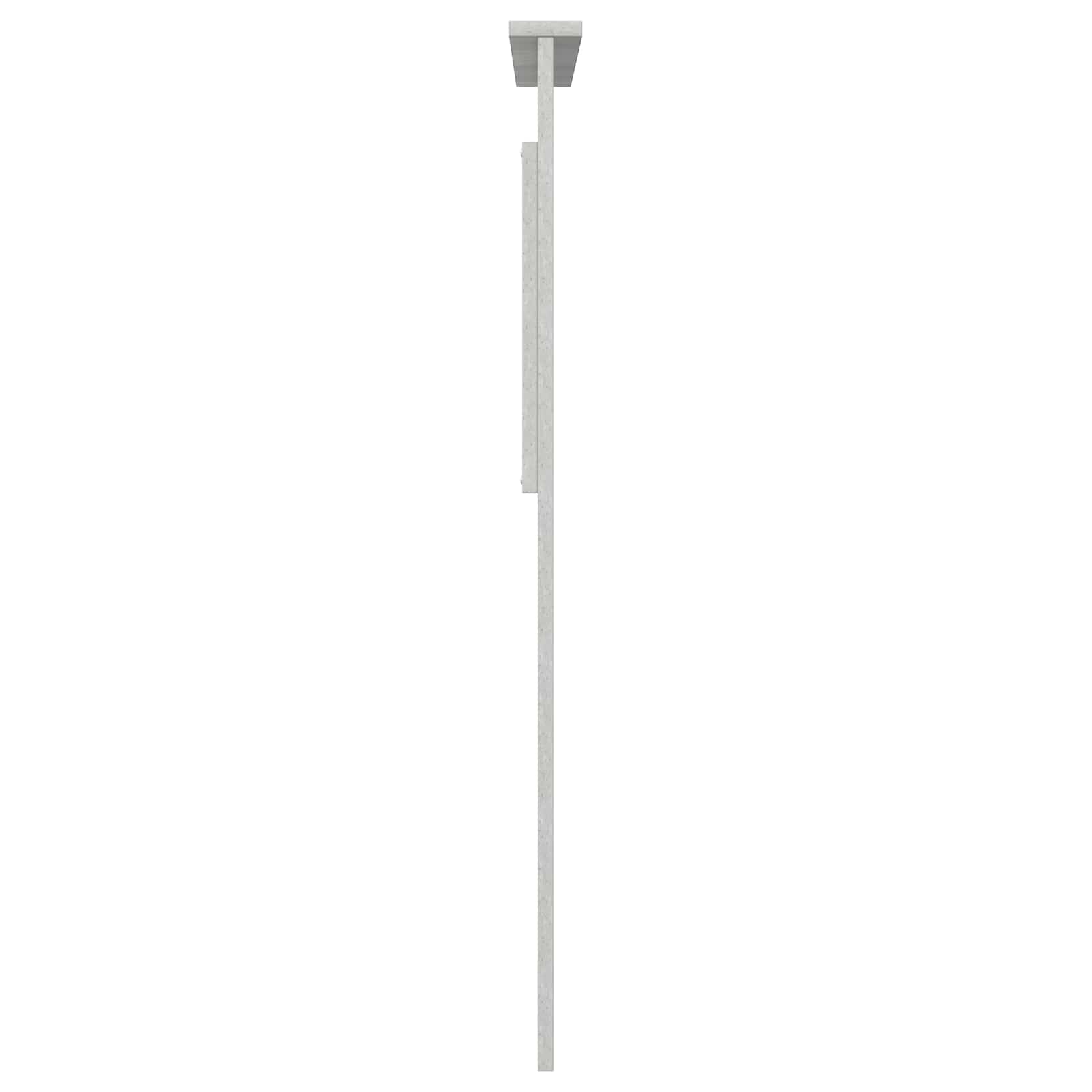 Uzglavlje s uzglavljem Betonski sivi 80 cm Konstruirano drvo
