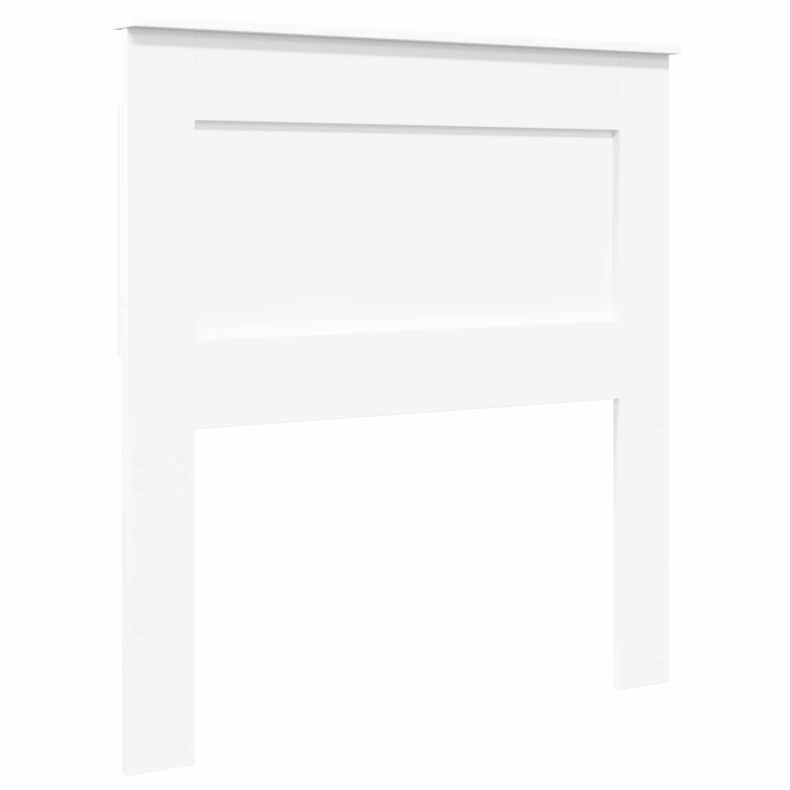 Uzglavlje s uzglavljem Bijelo 75 cm Konstruirano drvo
