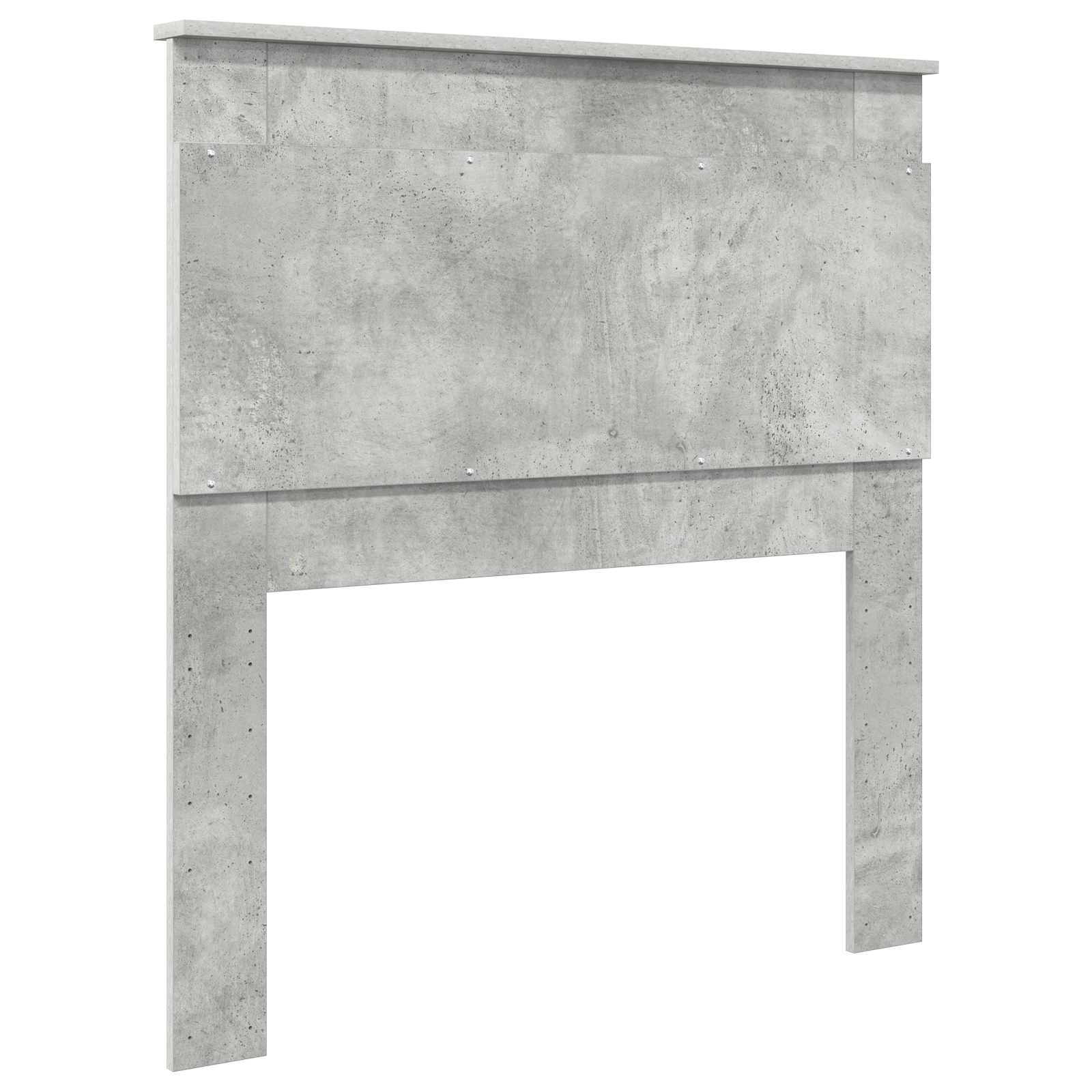 Uzglavlje s uzglavljem Betonski sivi 75 cm Konstruirano drvo