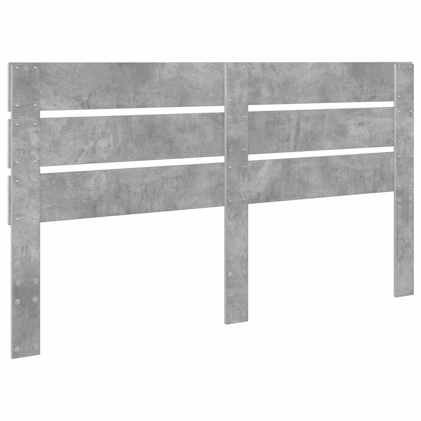 Uzglavlje Betonski sivi 100 cm Konstruirano drvo