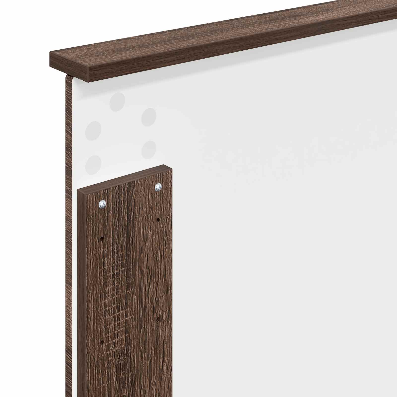 Uzglavlje Smeđi hrast 100 cm Konstrukcijsko drvo