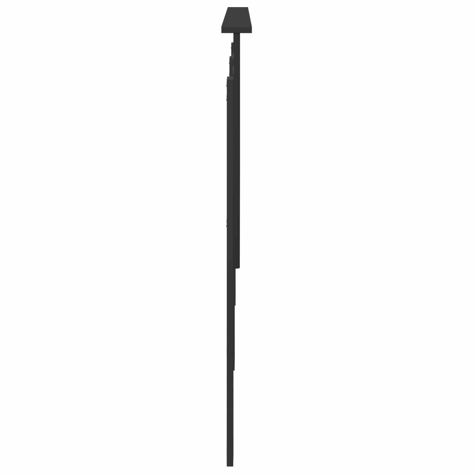 Uzglavlje s uzglavljem Crni hrast 180 cm Konstruirano drvo