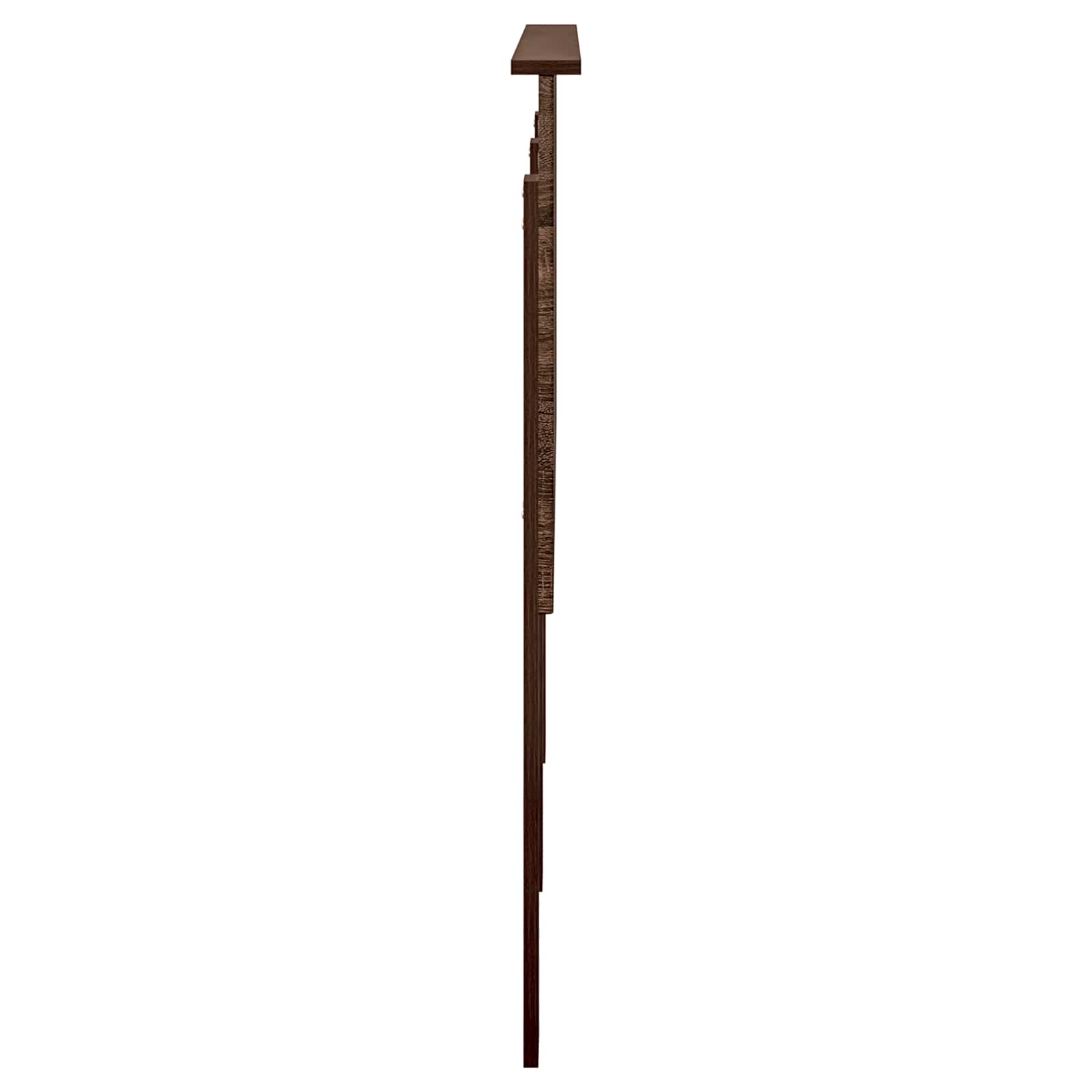 Uzglavlje s uzglavljem Smeđi hrast 140 cm Konstruirano drvo