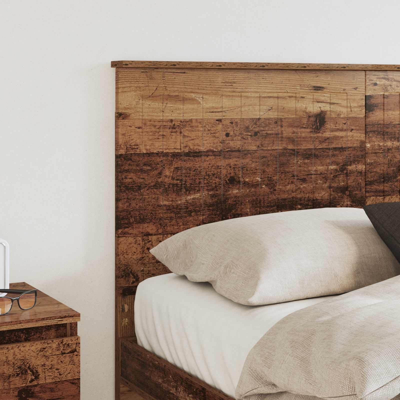 Uzglavlje s uzglavljem Staro drvo 140 cm Konstruirano drvo