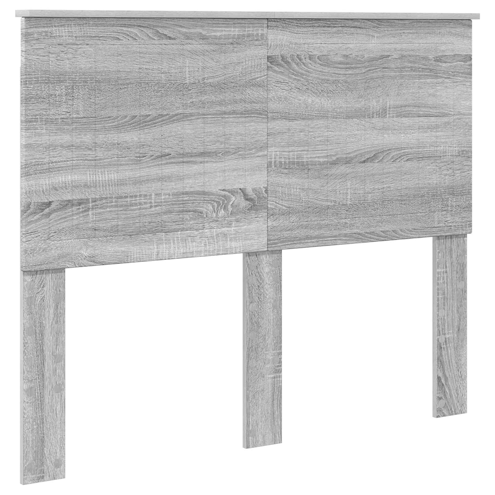 Uzglavlje s uzglavljem Siva Sonoma 135 cm Konstruirano drvo