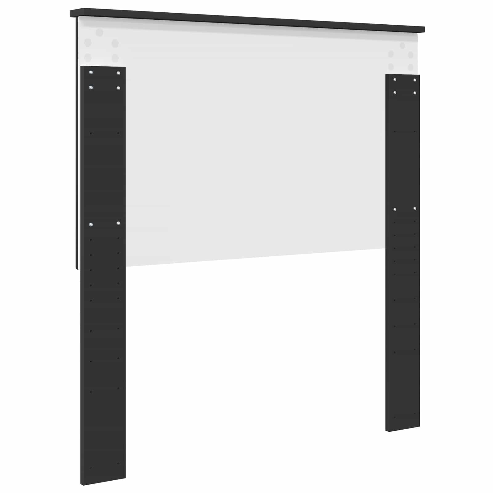 Uzglavlje s uzglavljem Crni hrast 90 cm Konstruirano drvo