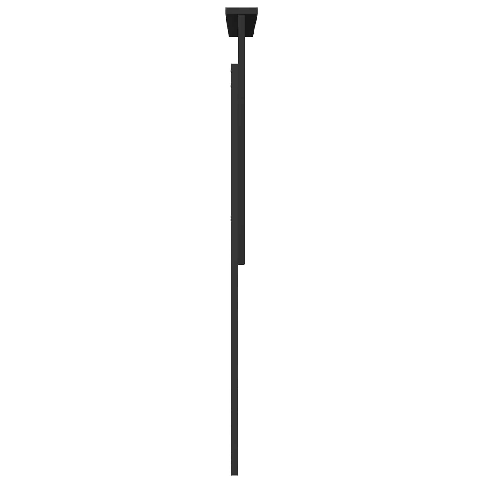Uzglavlje s uzglavljem Crni hrast 90 cm Konstruirano drvo