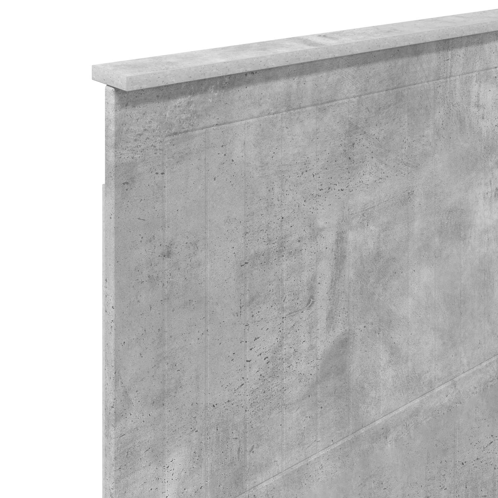 Uzglavlje s uzglavljem Betonski sivi 90 cm Konstruirano drvo
