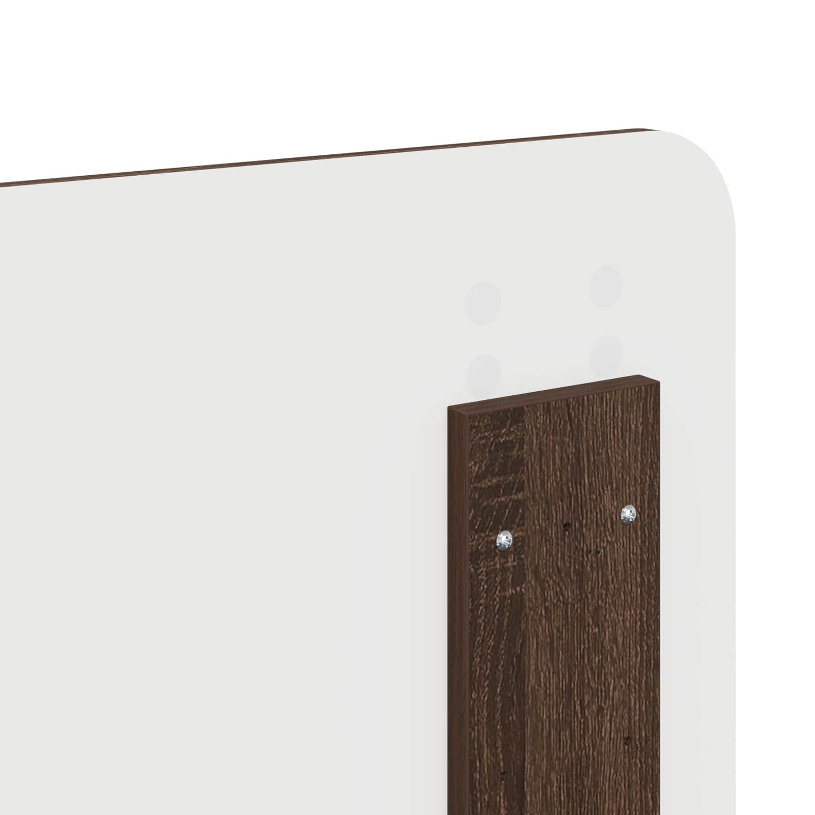 Uzglavlje Smeđi hrast Konstruirano drvo