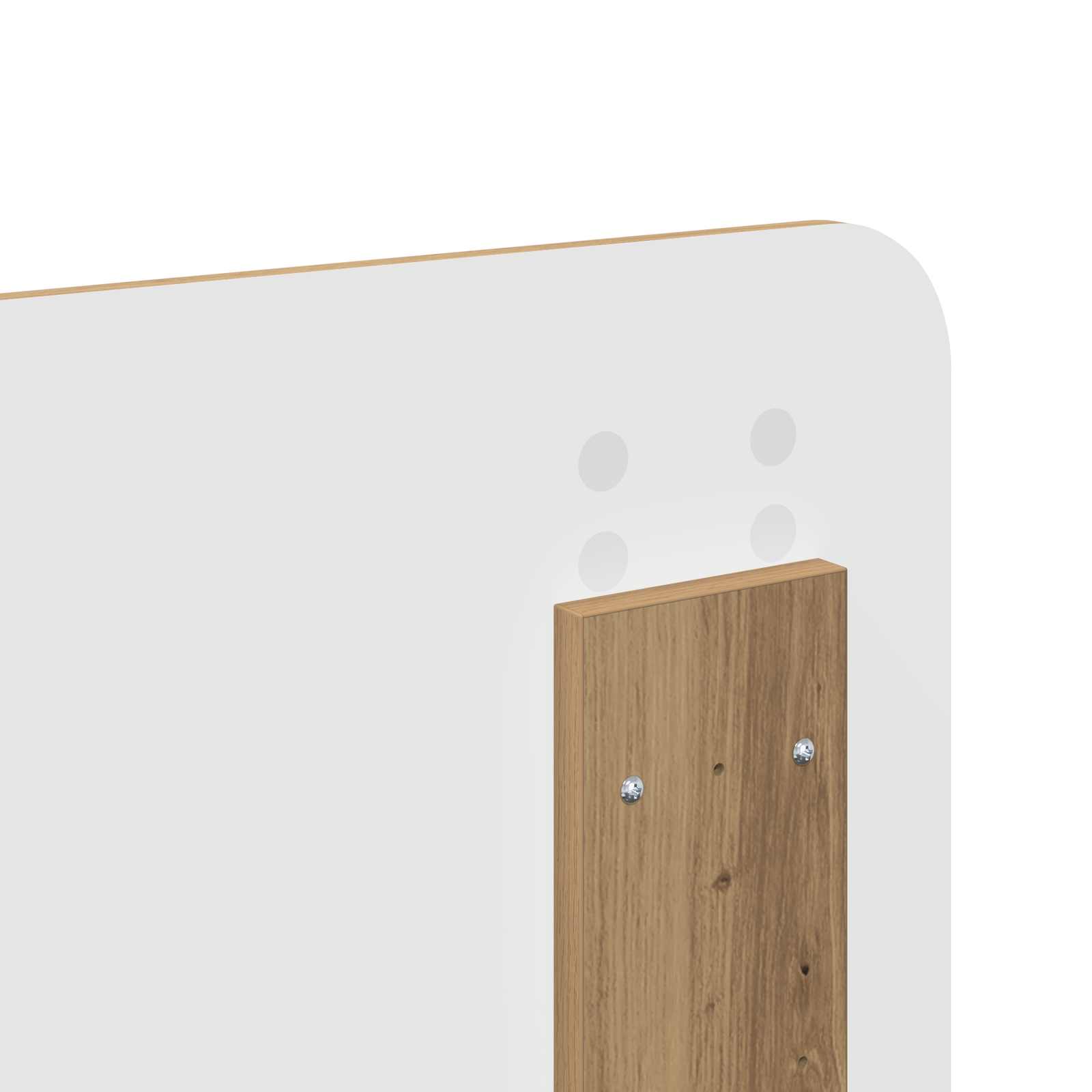 Uzglavlje Umjetnički hrast Konstruirano drvo