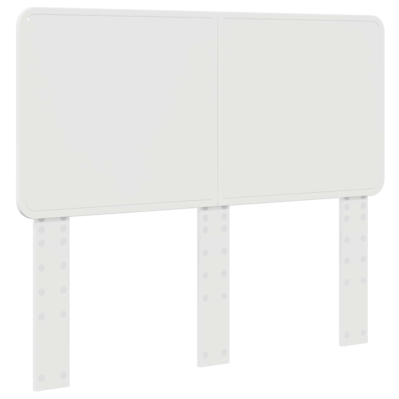 Uzglavlje Sjajno bijelo Konstruirano drvo