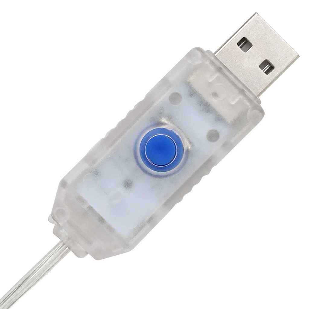 Božićno drvce s 240 LED svjetlima Topla bijela 181 cm PET
