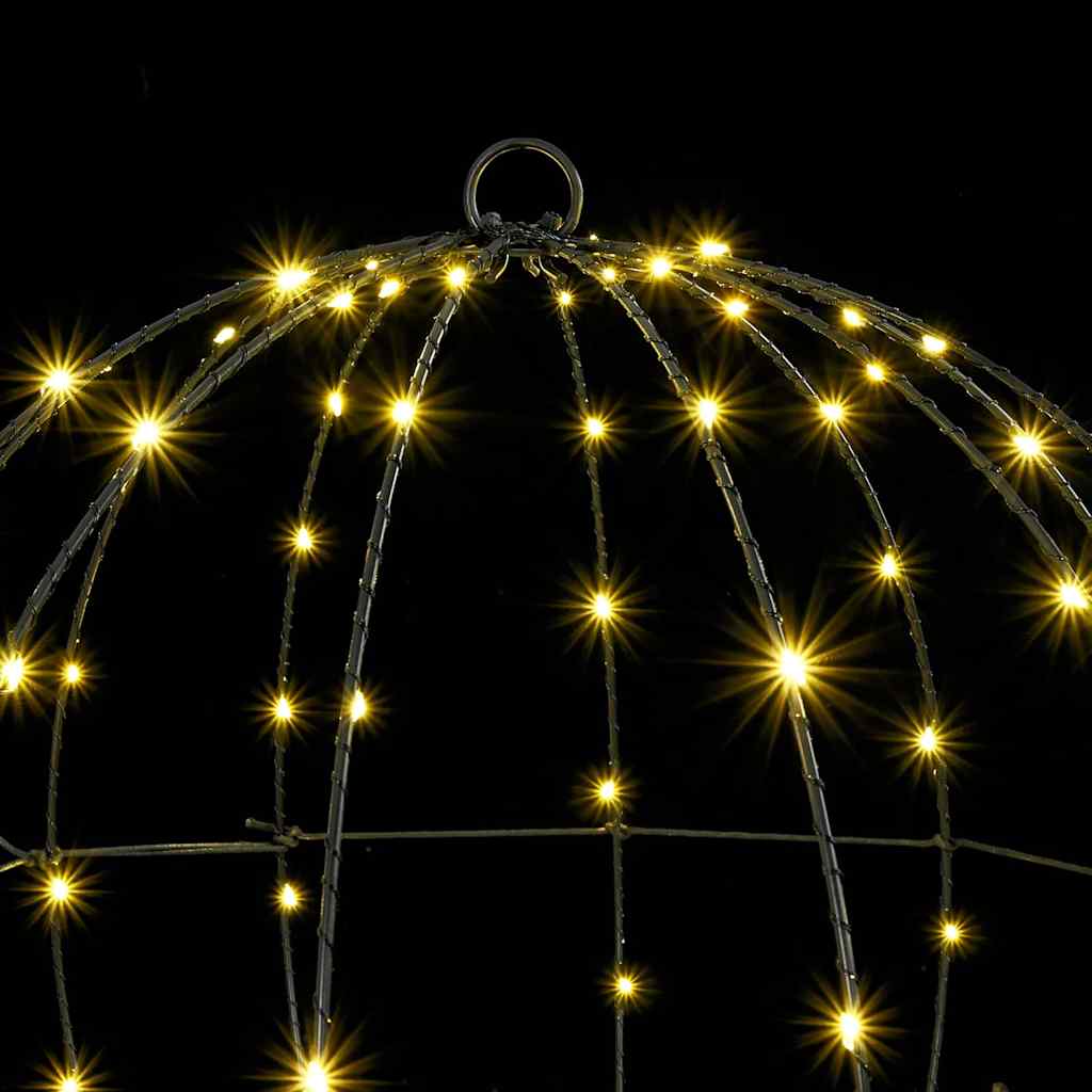 Lopta 2 kom. Topla bijela 50 x 50 x 52 cm Metal 320 LED lampica