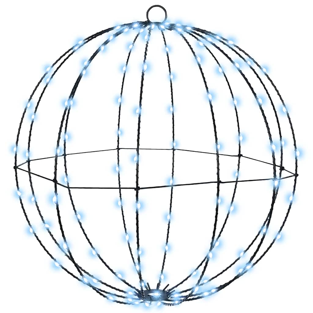 Lopta Hladna bijela 40 x 40 x 42 cm Metal 120 LED lampica