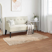 Tepih od umjetne ovčje kože TAFALLA Bež 60 x 110 cm Poliester