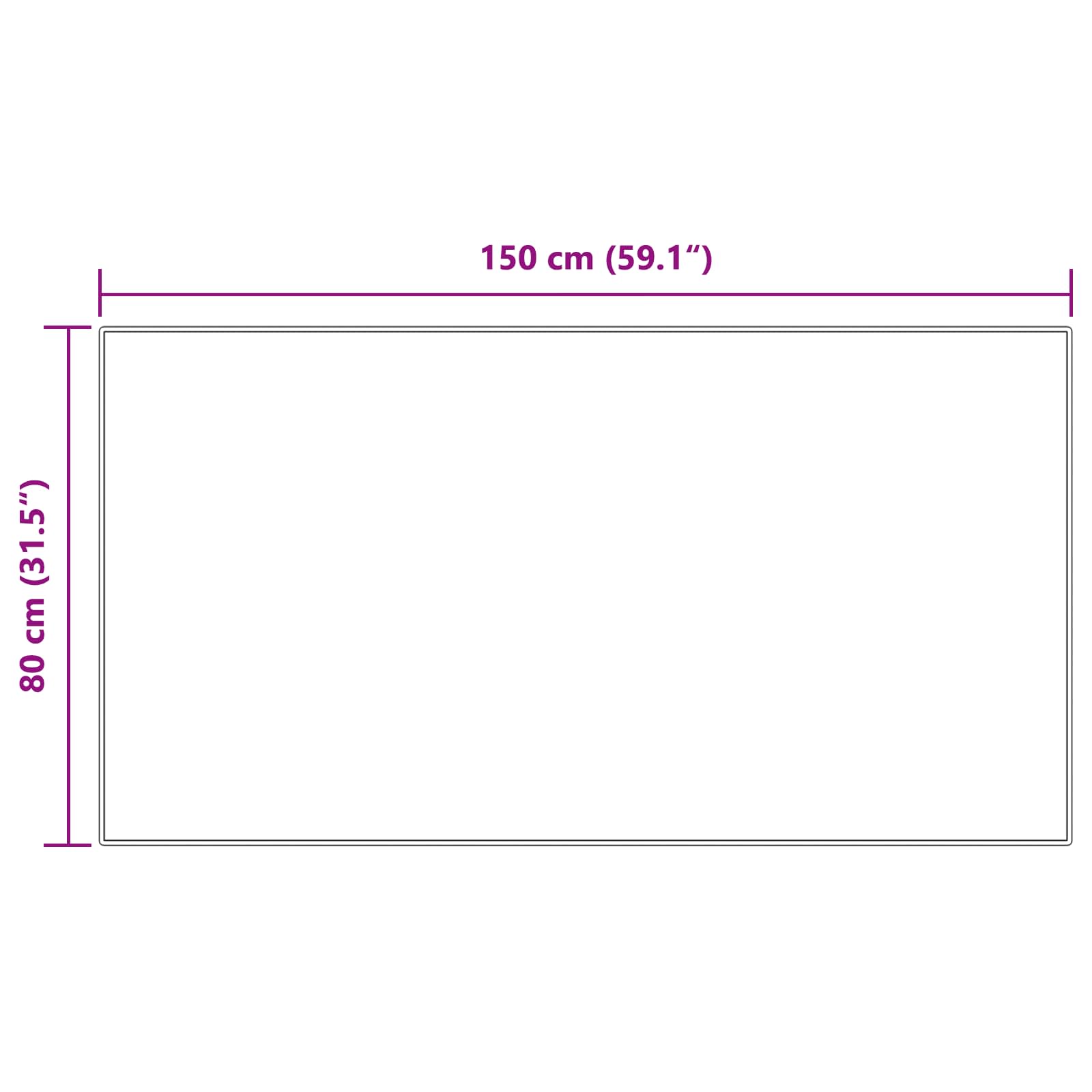 Tepih od umjetne ovčje kože TAFALLA Krem 80 x 150 cm Poliester