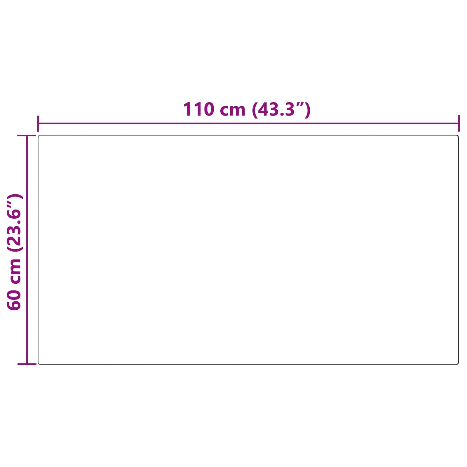 Tepih od umjetne ovčje kože TAFALLA Siva 60 x 110 cm Poliester