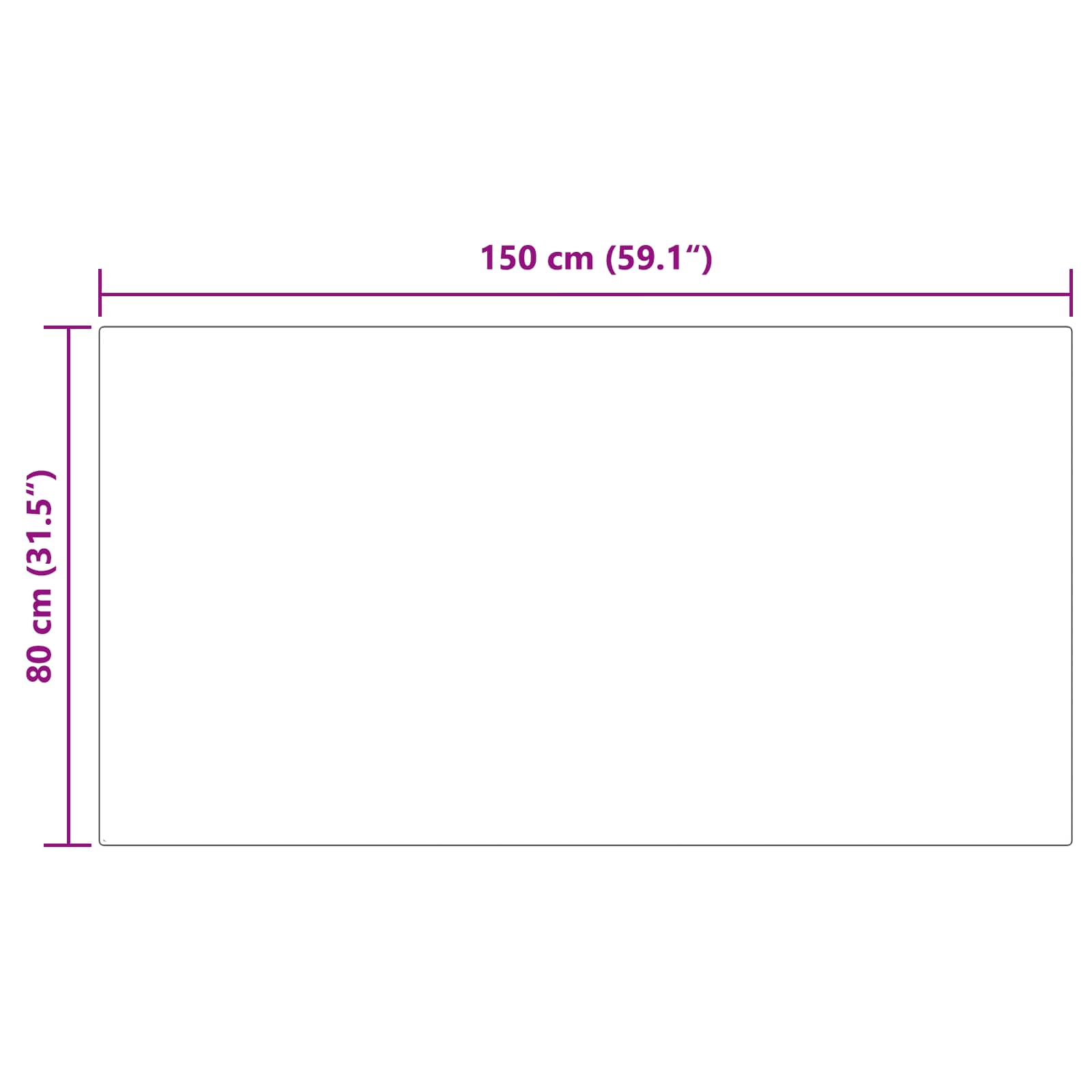 Tepih od umjetne ovčje kože TAFALLA Siva 80 x 150 cm Poliester