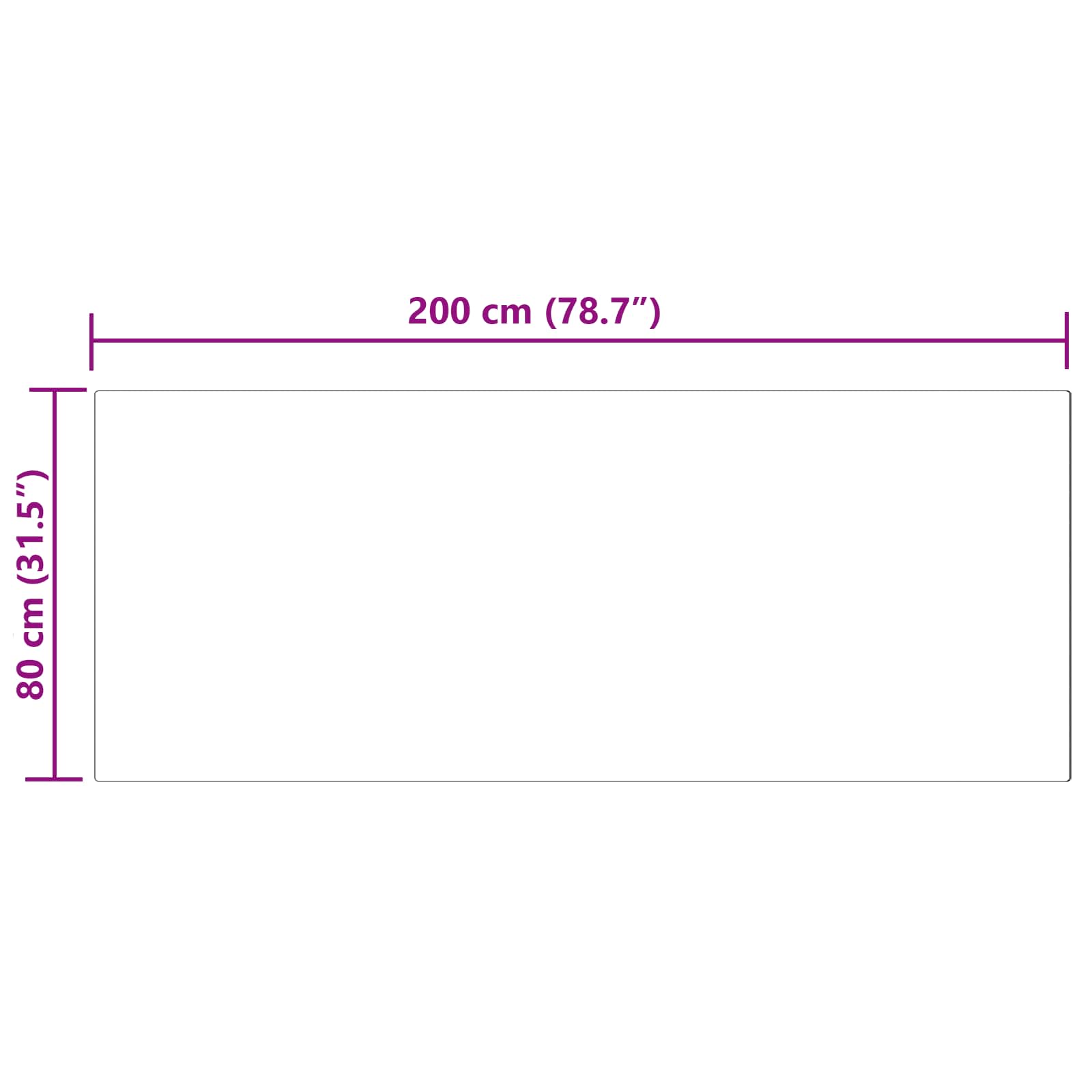Tepih od umjetne ovčje kože TAFALLA Siva 80 x 200 cm Poliester