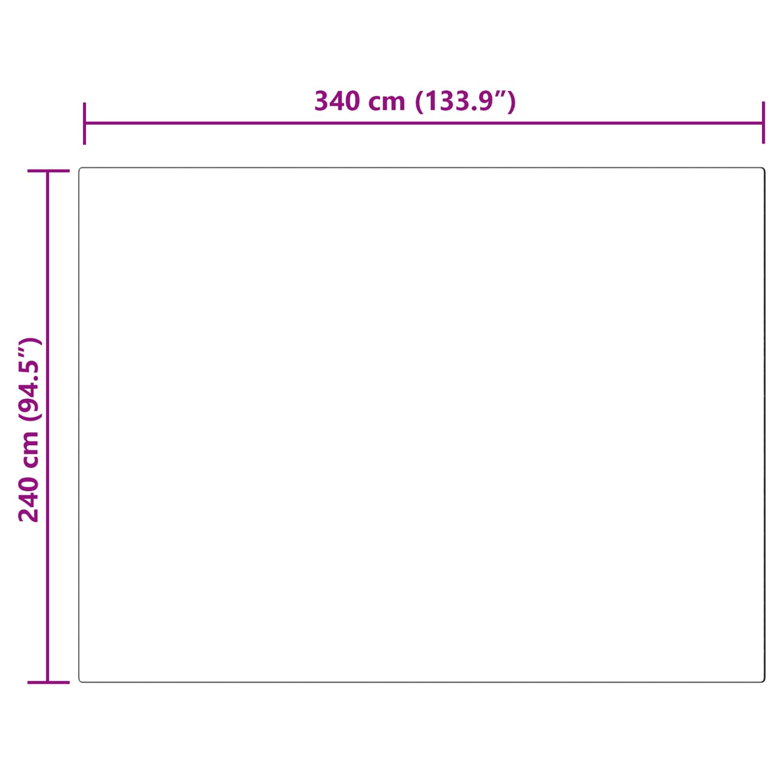 Tepih od umjetne ovčje kože TAFALLA Siva 240 x 340 cm Poliester