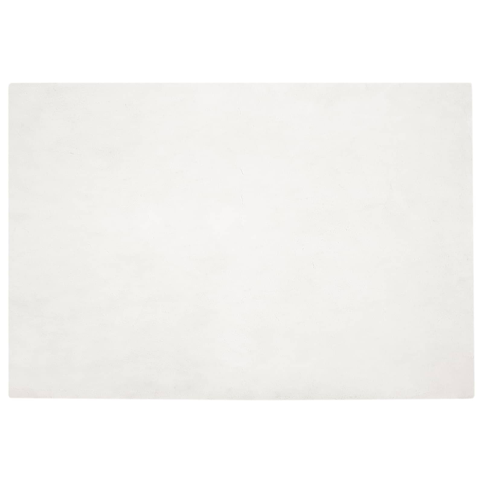 Protuklizni tepih od umjetnog zečjeg krzna OLITE Krem Poliester