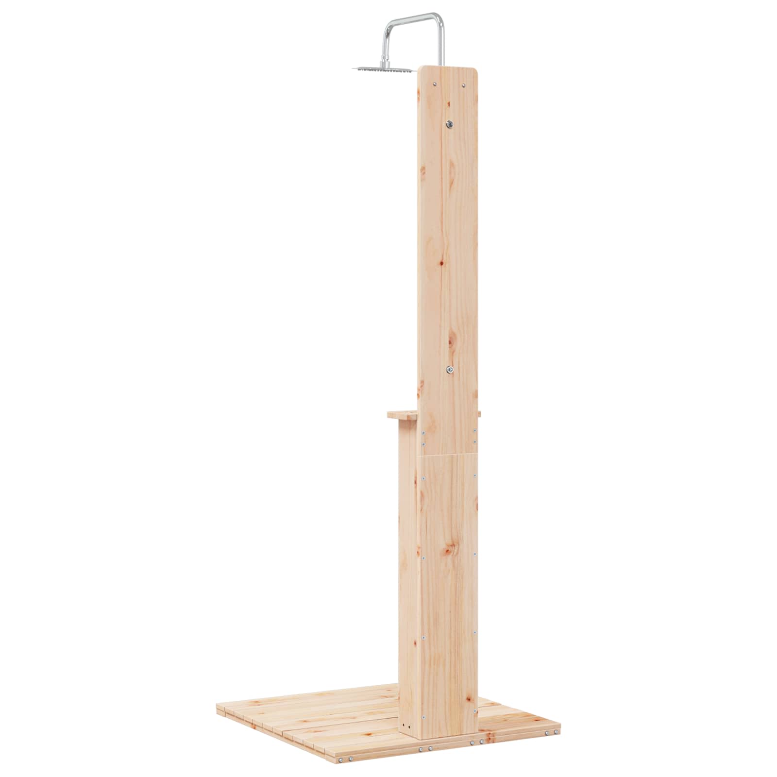 Vanjski tuš Prirodna 75 x 76 x 217 cm Masivna borovina