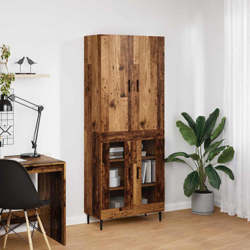 Highboard Zidne Staro drvo 69,5 x 34 x 180 cm Konstruirano drvo