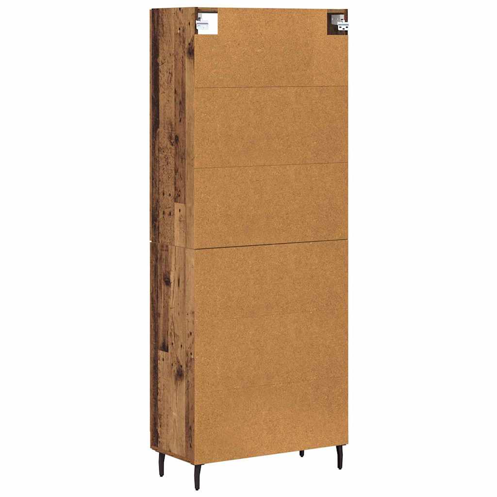 Highboard Zidne Staro drvo 69,5 x 34 x 180 cm Konstruirano drvo